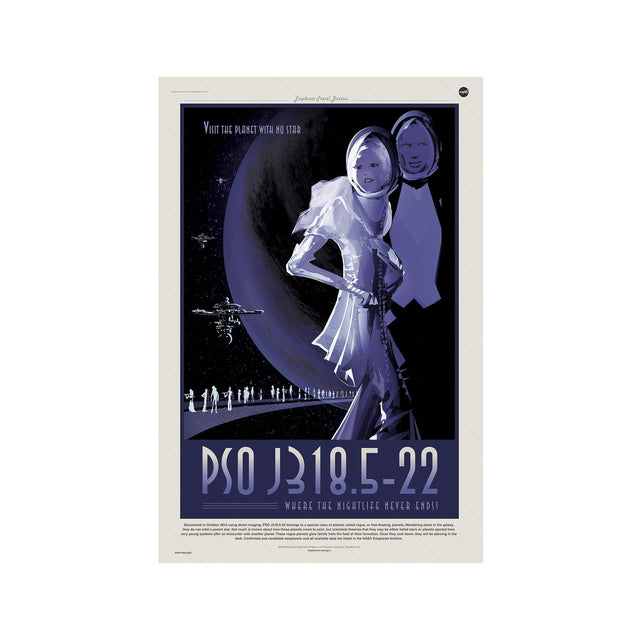 NASA Exoplanet Art - NIGHTLIFE PSOJ318.5-22 - Foundry
