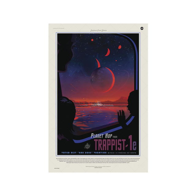 NASA Exoplanet Art - TRAPPIST 1E JPL - Foundry