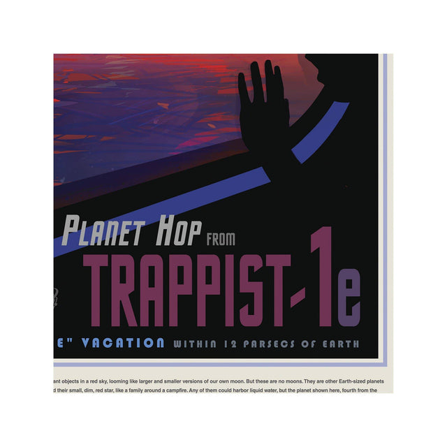 NASA Exoplanet Art - TRAPPIST 1E JPL - Foundry