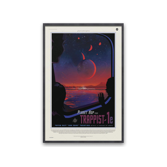 NASA Exoplanet Art - TRAPPIST 1E JPL - Foundry