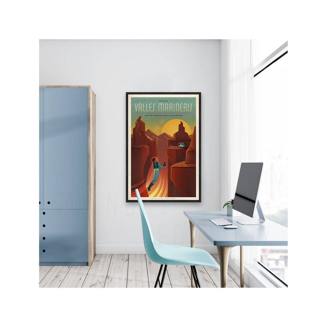 NASA Exoplanet Art - VALLES MARINERIS - Foundry