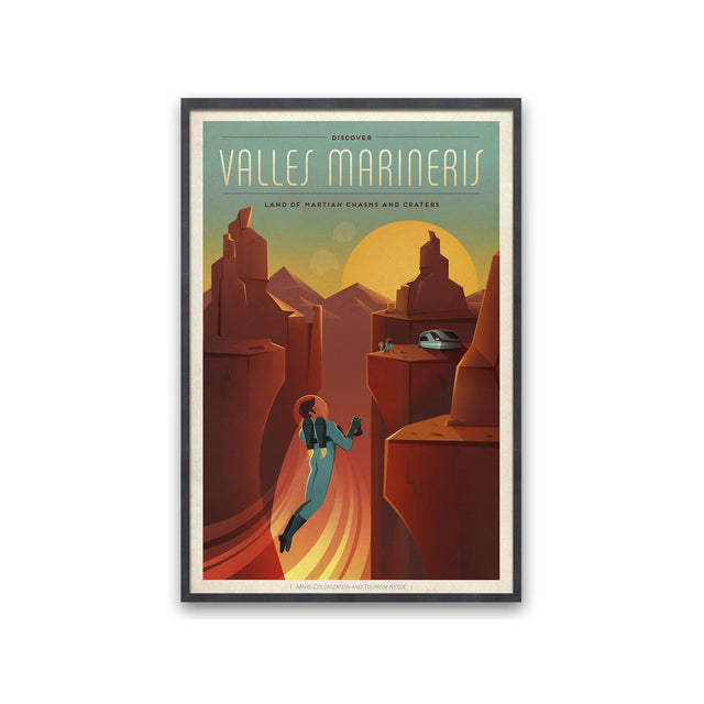 NASA Exoplanet Art - VALLES MARINERIS - Foundry