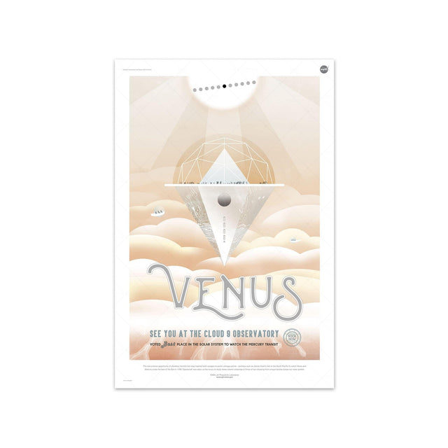 NASA Exoplanet Art - VENUS Travel Poster - Foundry