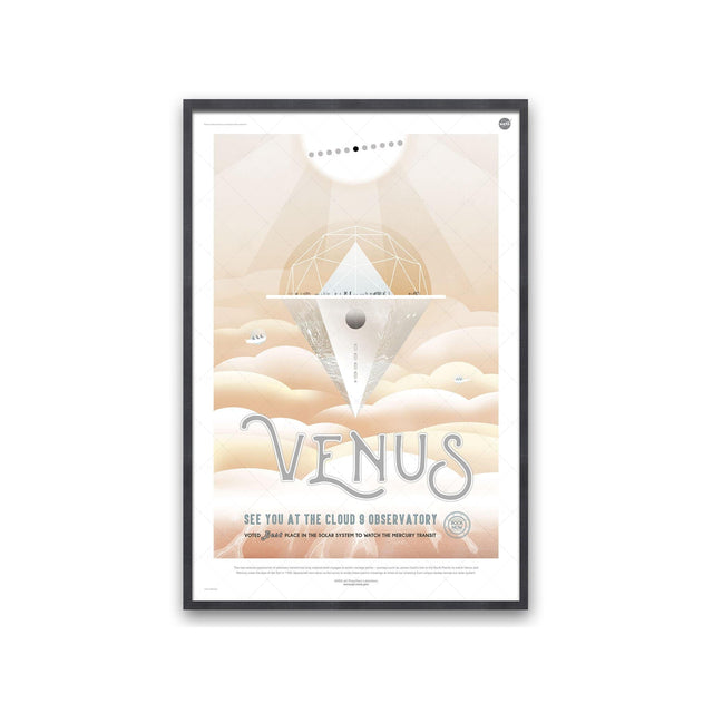 NASA Exoplanet Art - VENUS Travel Poster - Foundry