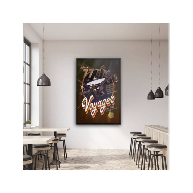 NASA Exoplanet Art - VOYAGER DISCO Poster - Foundry