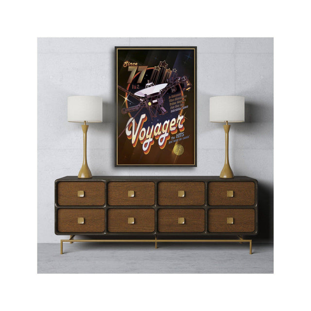 NASA Exoplanet Art - VOYAGER DISCO Poster - Foundry