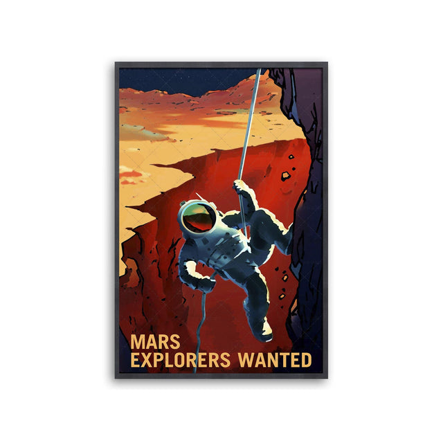 NASA Recruitment Poster - EXPLORERS WANTED - Foundry