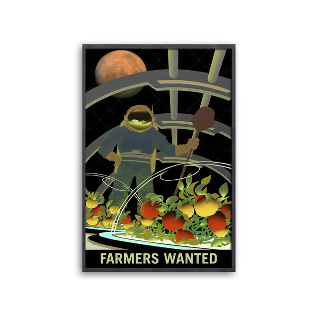 NASA Recruitment Poster - FARMERS WANTED - Foundry