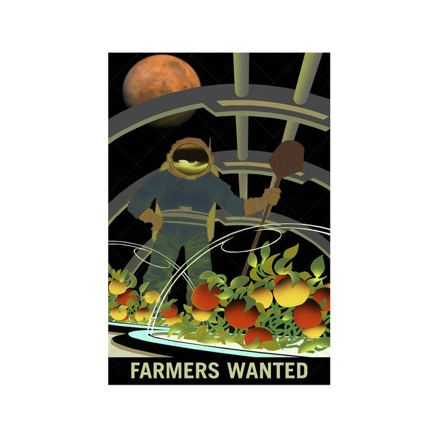 NASA Recruitment Poster - FARMERS WANTED - Foundry
