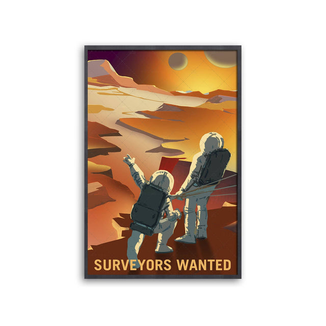 NASA Recruitment Poster - SURVEYORS WANTED - Foundry