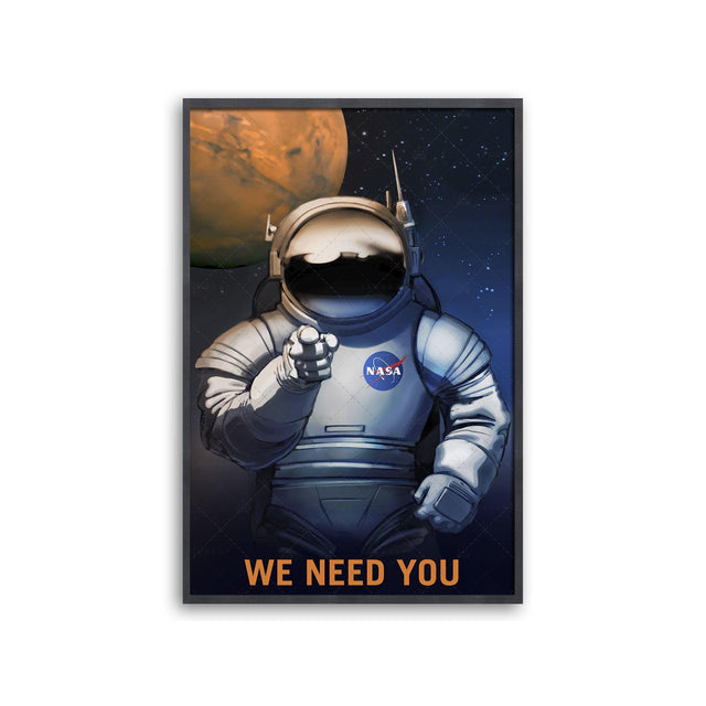 NASA Recruitment Poster - WE NEED YOU - Foundry