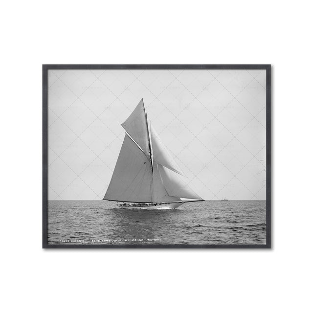 NAUTICAL Photo - SAILING COLONIA,1893 - Foundry