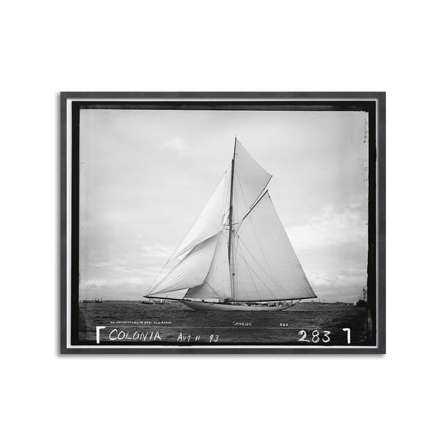 NAUTICAL Photo - SAILING COLONIA (283), 1893 - Foundry