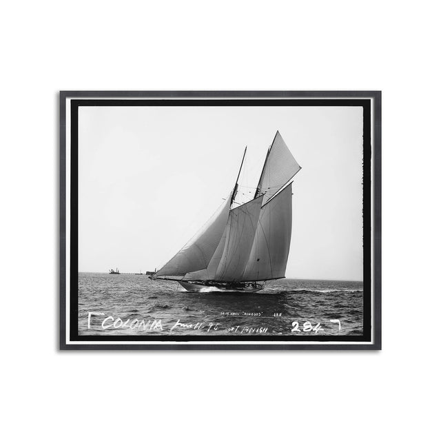 NAUTICAL Photo - SAILING COLONIA (284), 1893 - Foundry