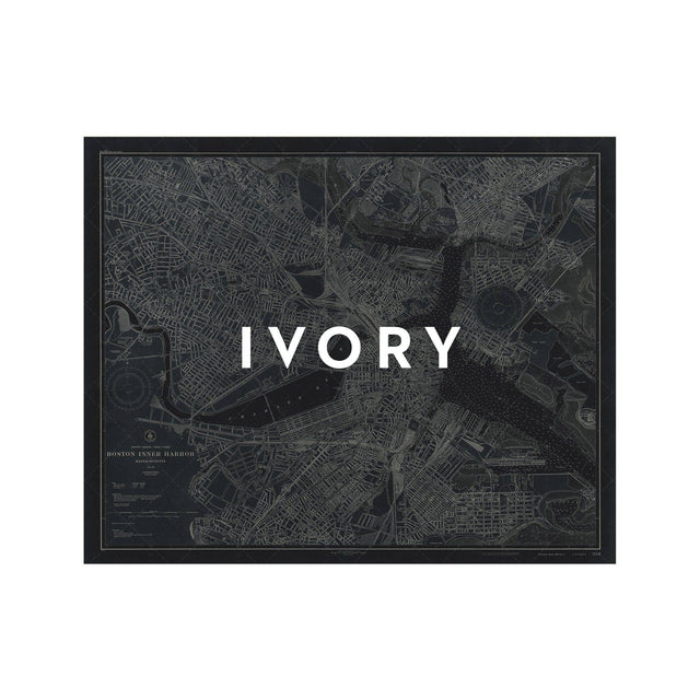 Nautical Survey Map - BOSTON INNER HARBOR - Foundry