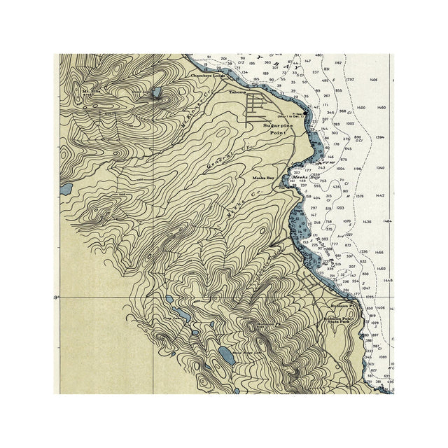 Nautical Survey Map - LAKE TAHOE - Foundry