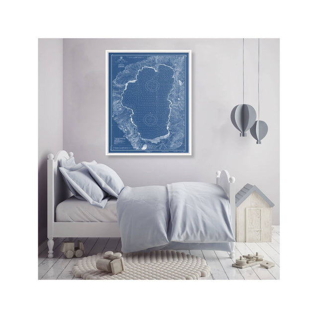 Nautical Survey Map - LAKE TAHOE - Foundry