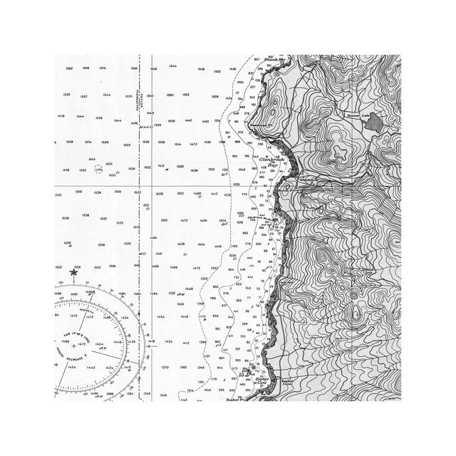 Nautical Survey Map - LAKE TAHOE - Foundry