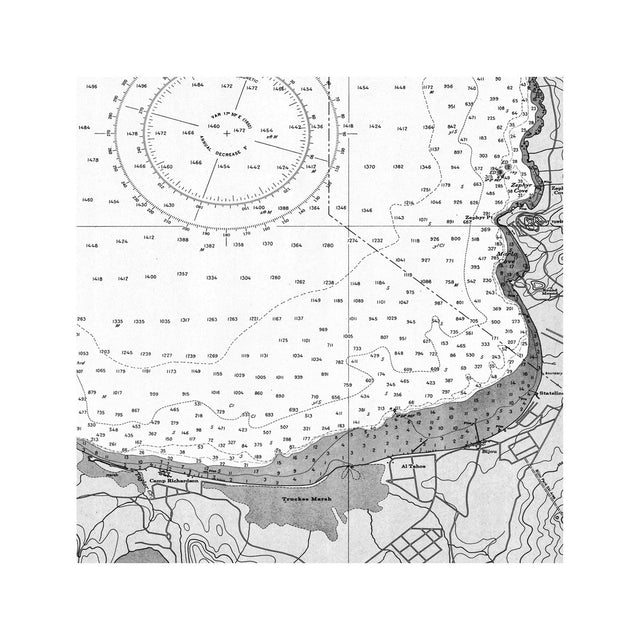 Nautical Survey Map - LAKE TAHOE - Foundry