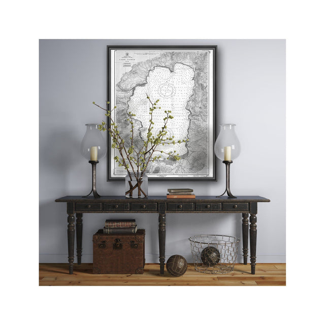 Nautical Survey Map - LAKE TAHOE - Foundry