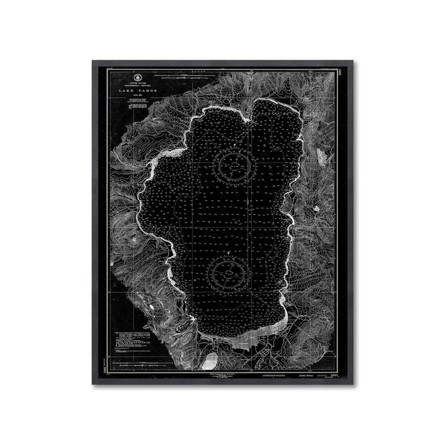 Nautical Survey Map - LAKE TAHOE - Foundry