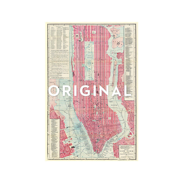 NEW YORK CITY MAP of MANHATTAN - Foundry