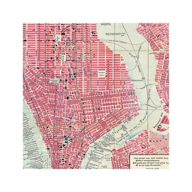 NEW YORK CITY MAP of MANHATTAN - Foundry