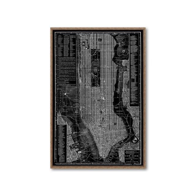 NEW YORK CITY MAP of MANHATTAN - Foundry