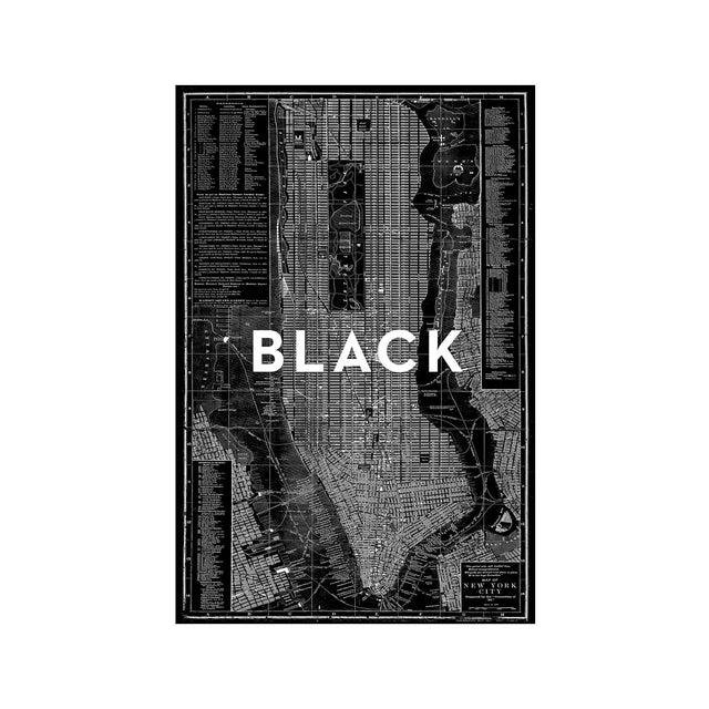 NEW YORK CITY MAP of MANHATTAN - Foundry
