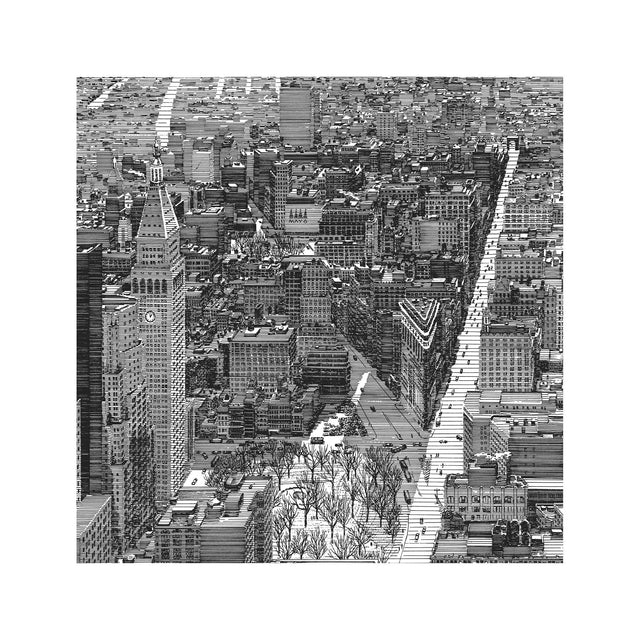 NEW YORK CITY SKYLINE Illustration - Foundry