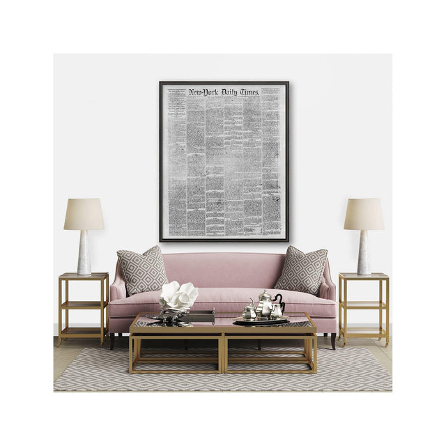 NEW YORK DAILY TIMES - First Issue, 1851 - Foundry