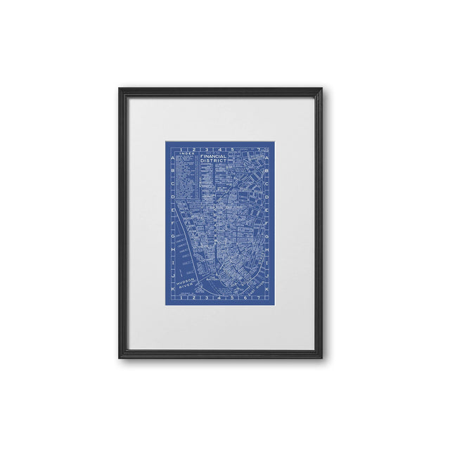 NORMAN'S MAP of the FINANCIAL DISTRICT of NEW YORK - Foundry
