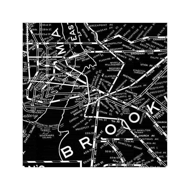 NORMAN'S MAP of the SUBWAY SYSTEM of NEW YORK - Foundry