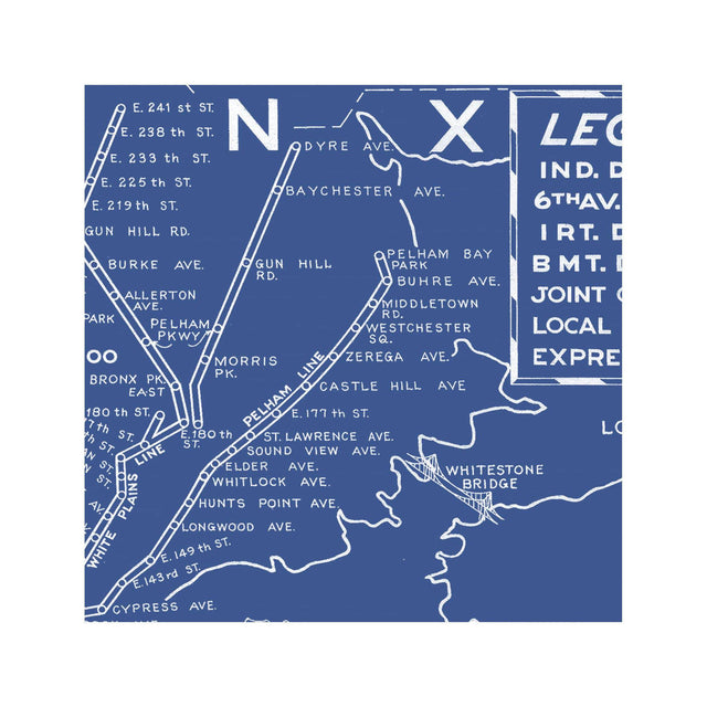 NORMAN'S MAP of the SUBWAY SYSTEM of NEW YORK - Foundry