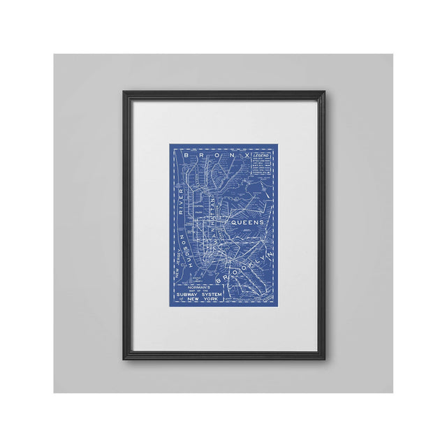 NORMAN'S MAP of the SUBWAY SYSTEM of NEW YORK - Foundry