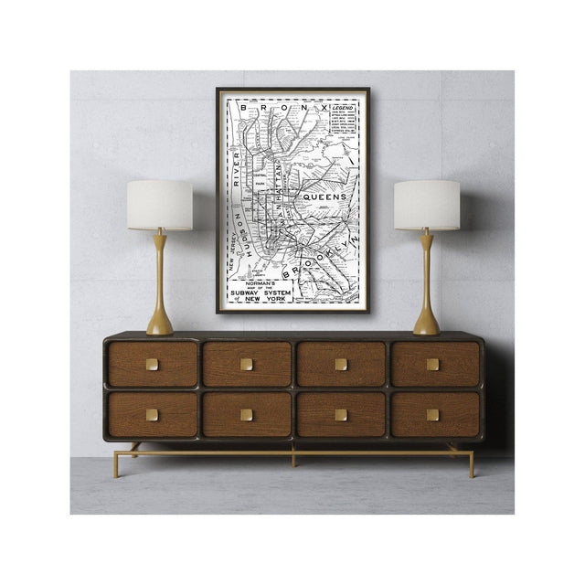 NORMAN'S MAP of the SUBWAY SYSTEM of NEW YORK - Foundry