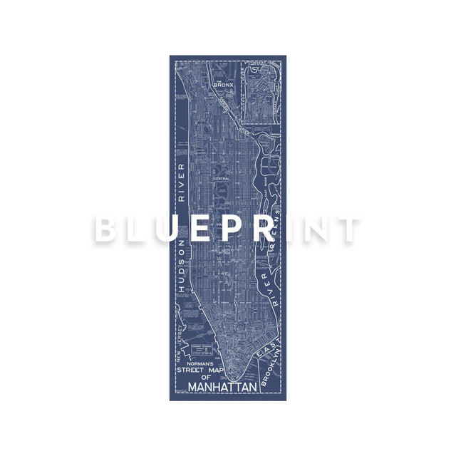 NORMAN'S STREET MAP of MANHATTAN - Foundry