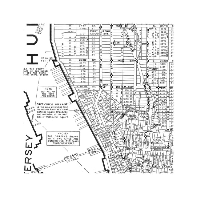 NORMAN'S STREET MAP of MANHATTAN - Foundry