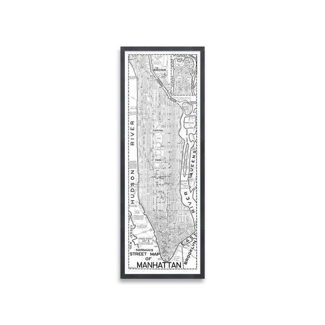 NORMAN'S STREET MAP of MANHATTAN - Foundry