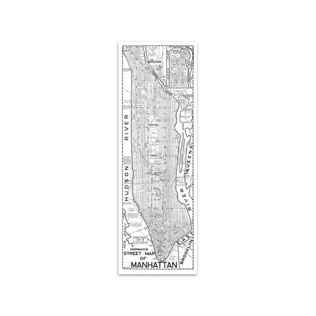 NORMAN'S STREET MAP of MANHATTAN - Foundry
