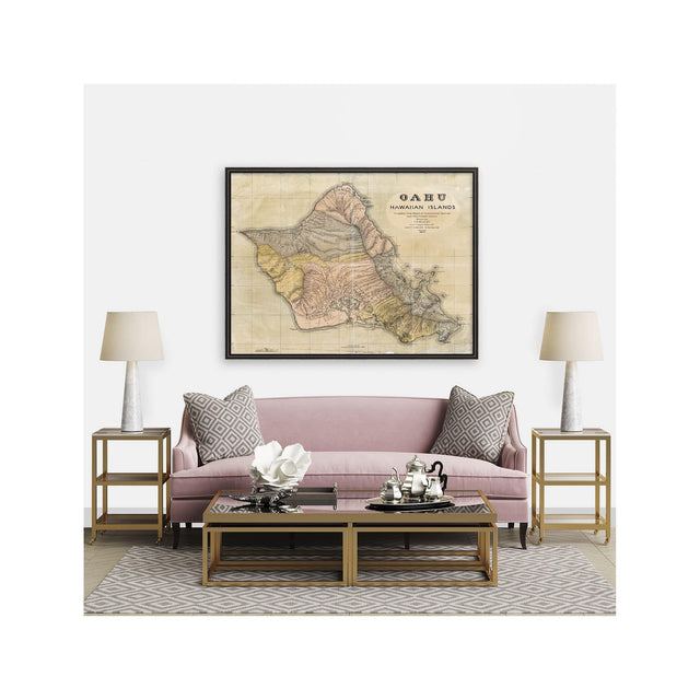 OAHU Hawaii Map - Foundry