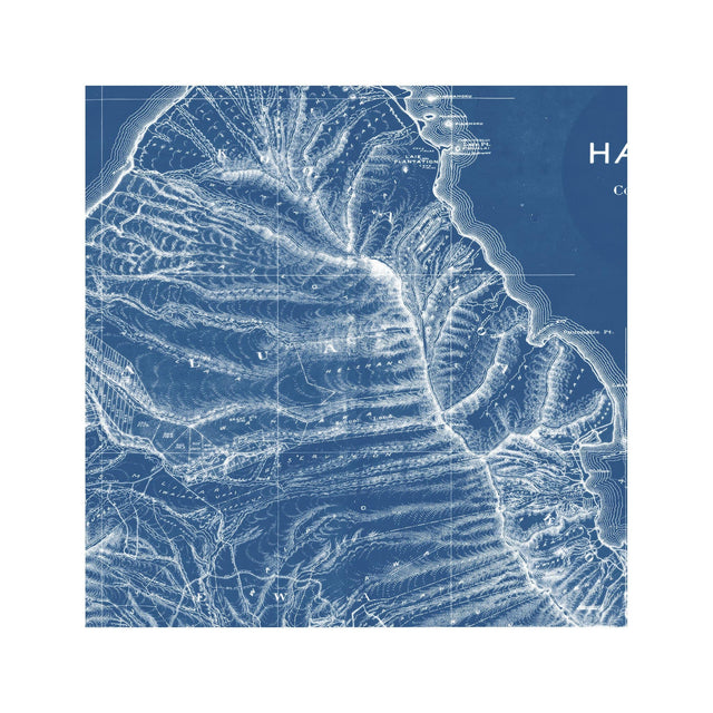 OAHU Hawaii Map - Foundry