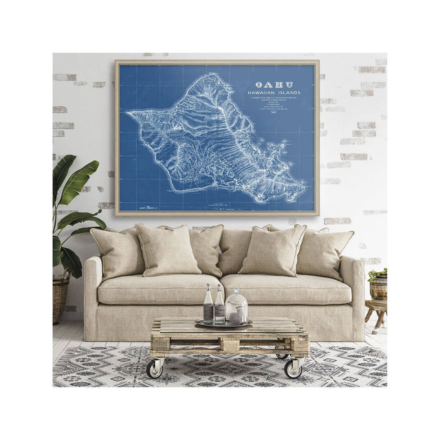 OAHU Hawaii Map - Foundry