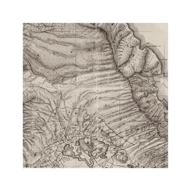 OAHU Hawaii Map - Foundry
