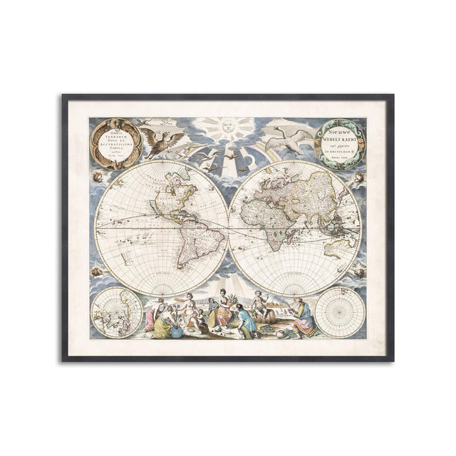 OLD WORLD HEMISPHERES Map - Foundry