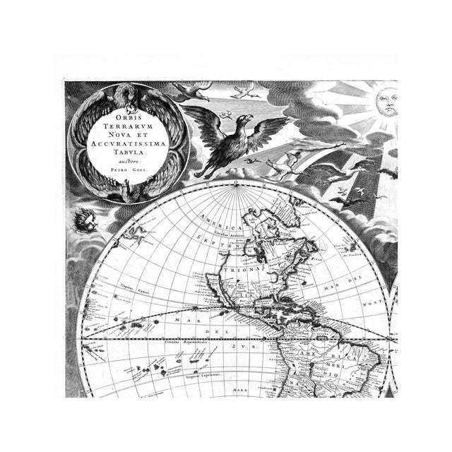 OLD WORLD HEMISPHERES Map - Foundry