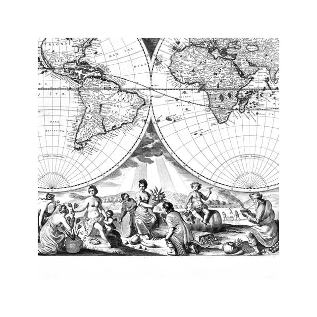 OLD WORLD HEMISPHERES Map - Foundry