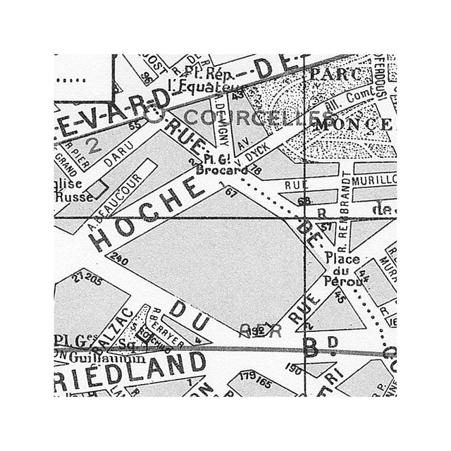PARIS Map - 8th Arrondissement - ELYSEE - Foundry