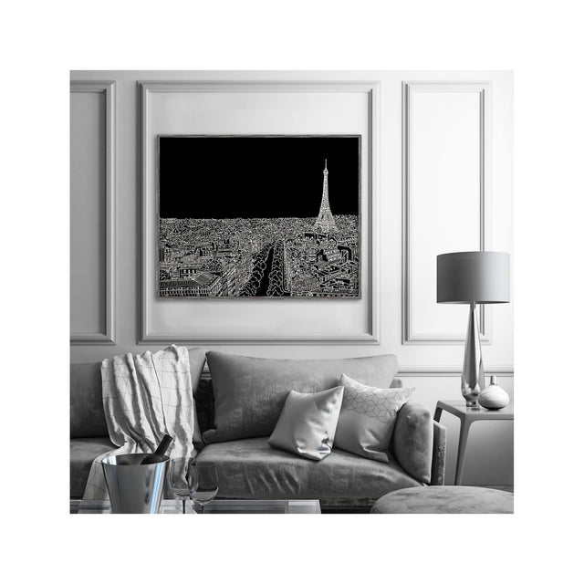 PARIS SKYLINE Illustration - Foundry