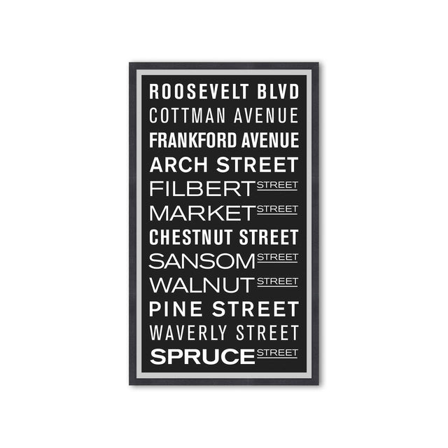 PHILADELPHIA PENNSYLVANIA Bus Scroll - ROOSEVELT BLVD - Foundry